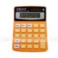 8 dígitos de doble poder colorido mini calculadora de escritorio (LC208C)